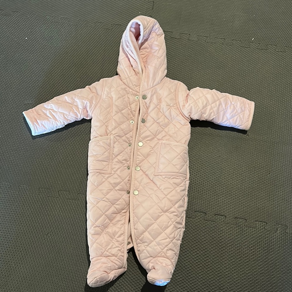 Ralph Lauren 6 Month Pink Winter Onesie